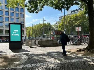 Billboards near office clusters
